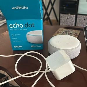 Barely used Amazon echo dot